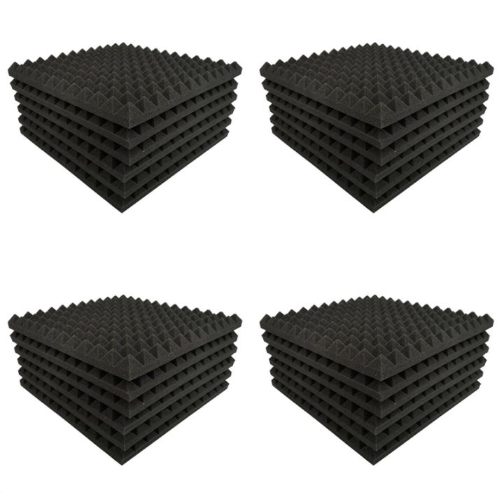 36%20Pack%20Pyramid%20Shape%20Soundproof%20Foam%20Sound%20Proof%20Padding%20Treatment%20Panel%20for%20Echo%20Bass%20Insulation%20-%20Image%202