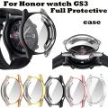 Full Protective Case For Honor Watch GS3 SmartWatch Screen Protector Cover Soft TPU Shell Honor Watch GS 3 Case Accessories band. 