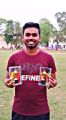 Glass And Plastic Cricket Mini Trophy - Celebrate Achievements With This Mini Cricket Trophy.