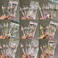 3Pcs/set Kawaii Sanrio Hello Kitty Cinnamoroll Kuromi 0.5mm Gel Pen Cute Writing Pen Cartoon School Student Stationery Supplies Gift. 
