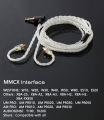 Jcally Jc08s 5n 8 Core Silver Plated Hifi Upgrade Cable With Mic 3.5mm Plug Mmcx/2pin 0.78 For Tfz Cca C12 Zst X Edx Zsx. 