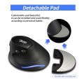 ZELOTES F-17 Vertical Mouse 2.4GHz Wireless Gaming Mouse 6 Keys Ergonomic Optical Mice with 3 Adjustable DPI for PC Laptop. 