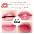 Peach Lip Scrub Exfoliating Lightening Fade Lip Lines Anti Dryness Removing Dead Skin Moisturizing Care Makeup Lip Care. 