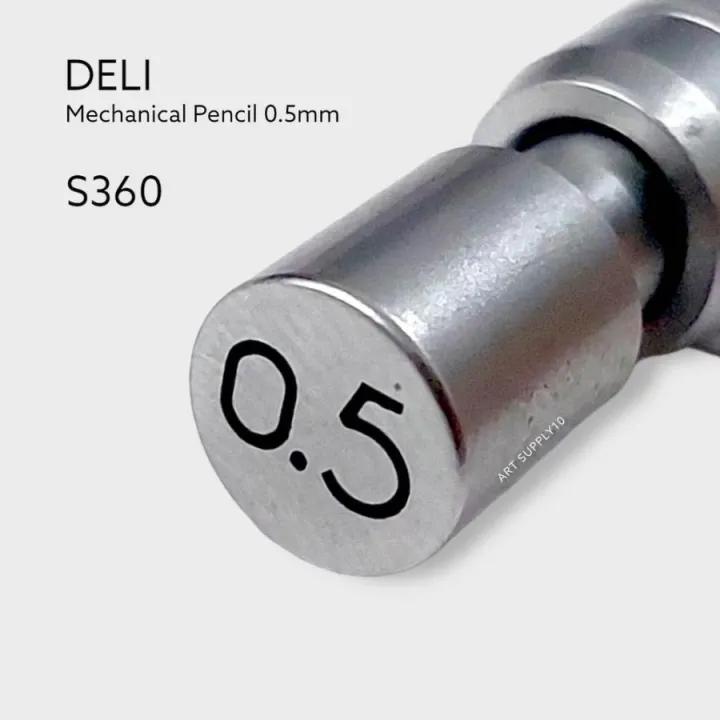 Deli%20S360%20Metal%20Body%20Graph%20gear%20mechanical%20pencil%200.5m%20-%20Image%204