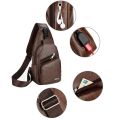 Men's Crossbody Bags Men's USB Chest Bag Designer Messenger bag Leather Shoulder Bags Diagonal Package 2023 new Back Pack Travel.