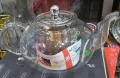 Heat Resistant Glass Teaset Flower Tea Pot Puer Kettle Coffee Teapot 800ml.