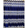 Curtain Porda Synthetic curtains Indian porda window protector 45*80 inch Deep blue and white art 4 kuchi curtain - Porda.