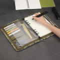 Compact Book Cover Elastic Straps Waterproof Diary Cover Lightweight Multi-Pocket Notebook Cover for Field Notes Survival Gear Hiking Accessory Personnel Adventure Journaling. 