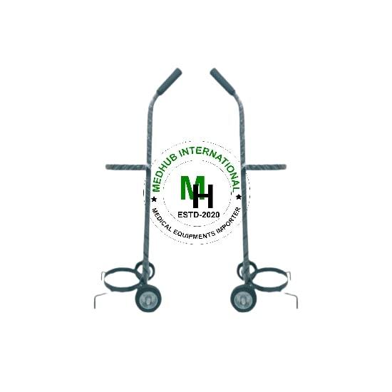 Mild Steel High Quality Oxygen Cylinder Trolley for Hospital/Home Use