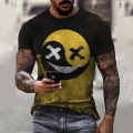 handsome XOXO pattern 3d printed T-shirt summer fashion men's street casual trendy sweatshirt male O-neck T-s. 