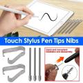 Metal Pen Tips for Samsung Galaxy Tab S9 FE Stylus Pen Nibs with Removable Clips for Samsung S Pen Nib Replacement Spare Nibs. 