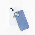 [autismaut] Simple Solid Color Far Peak Blue for Apple 13promax Phone case iPhone11 Protective Sleeve 14 Shell. 