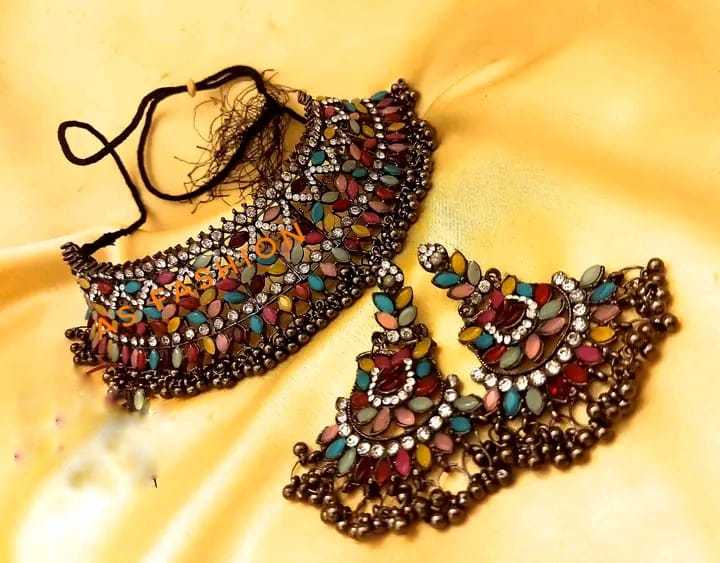 Supplier Jewellery Black Metal Jewellery Wholesale Silver Oxidised