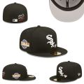 High Quality MLB Chicago White Sox Fitted Hat Men Women 59FIFTY Cap Full Closed Fit Caps Sports Embroidery Hats Topi. 