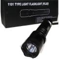 1101 Type Light Flashlight Plus - Black. 