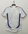 Spot intage football jersey 2006 French away ite adult top single piece jersey size S-2XL. 
