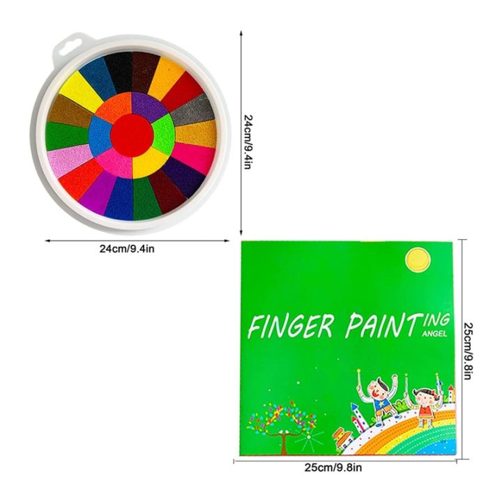 Q9QB%20Creative%20Finger%20Painting%20Kit%20with%20Painting%20Book,%20Non%20Toxic%20Washable%20Finger%20Paint%20Children's%20Paints%20Supplies%20for%20Toddlers%20-%20Image%206