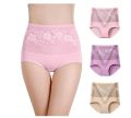 Women Underwear High Waist Cotton Panties Full Coverage Ladies Briefs- 1pcs - Panty.