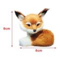 1pcs Cute Simulation Little Fox Model Plush Toy Simulated Fox Plush Doll For Home Decoration Crafts Toys Children Birthday Gifts. 