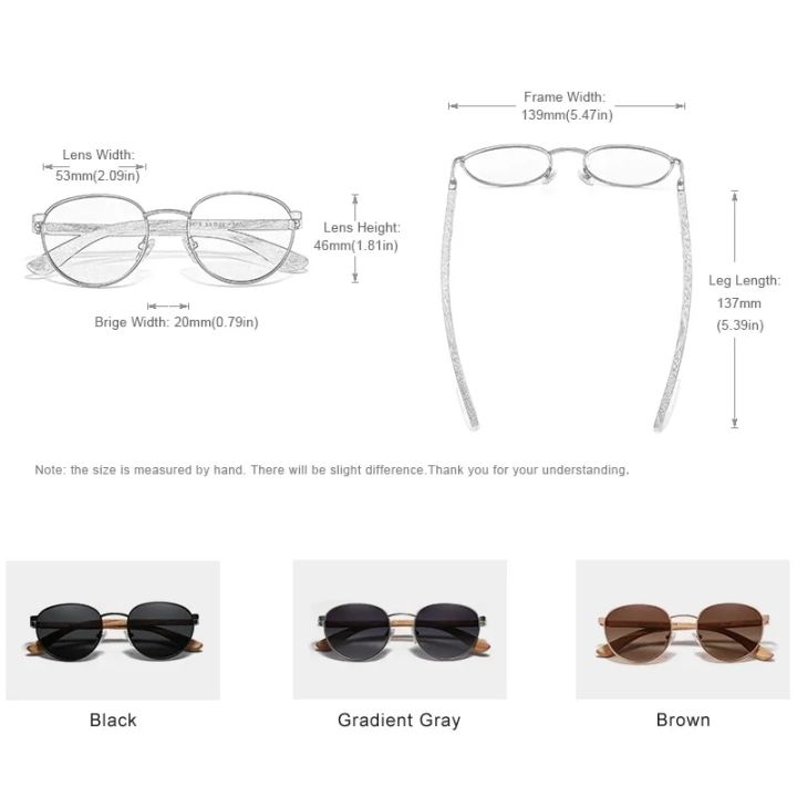 KINGSEVEN%20Brand%20Handmade%20Wood%20Sunglasses%20Polarized%20Men's%20Glasses%20UV400%20Protection%20Mirror%20Eyewear%20Wooden%20Temples%20Outdoor%20Travel%20-%20Image%203
