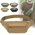 Waterproof Tactical Waist Bag for Man Mobile Fanny Pouch for Men Women Shoulder Belt Phone Bags Oxford Cloth Sport Hunting Hiking Camping Tool Bag. 