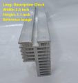 Double Side Finned Aluminum Heatsink 8 Inch Aluminum Heatsink 8×2.3×1.1 Inch Aluminium Heat Sink Cooling Radiator Silver Tone 8 Inch Aluminum Heat Sink For Inverter Transistor IC Tools 8 Inch Heatsinks. 