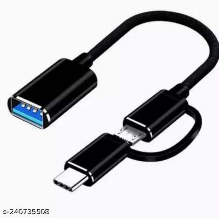 OTG Device 2 in 1 Otg Micro + Type C Otg Type C Otg USB 3.0 USB C Adapter 2 in 1 Type C + Micro Otg USB 3.0 Adapter Type-C Adapter OTG Cable with 6 month warranty