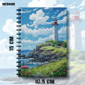 A6 Notebook Sea Side Light Room Jungle Camp Mountain Home Village  Road Digital Design Journal Writing Pad k41 K45. 