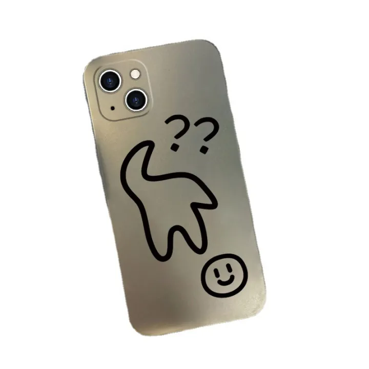 Simple%20Lines%20Applicable%20OPPOreno9/8%20Phone%20case%20a96/a56%20Anti-Fall%20a32%20Silver%20Electroplated%20OnePlus%20ACE%20Couple%20-%20Image%205