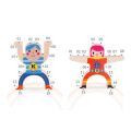 DIY Montessori Toys Balance Doll Building Blocks Board Stacking High Blocks Play Games Early Educational Toys For Children Kids. 