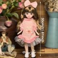 Set Beautiful /6 SD 30cm Bjd Doll with Clothes Attractive Eyes Long Hair Princess Dress Up BJD Dolls with Wig Make Up Ball Jointed Princess Makeup Ball Joint Doll Birthday Gift. 