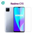 Realme C15 Tempered 2.5D Glass Screen Protector - Transparent. 