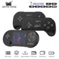 DATA FROG SF 2000 Handheld Game Console Built-in 6000 Games Classic Mini Retro Portable Video Game Players Support AV Output.