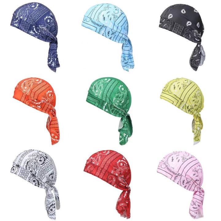 Alien Men's Bandana Scarf Cycling Headscarf Handkerchief Head Outdoor Pirate Hat Motorcycle Printed Paisley Multi Color Hip-Hop Dance