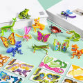 3D Puzzle For Kids Toys 25Pcs Educational 3D Cartoon Puzzle 3D Jigsaw Puzzle Mystic. 