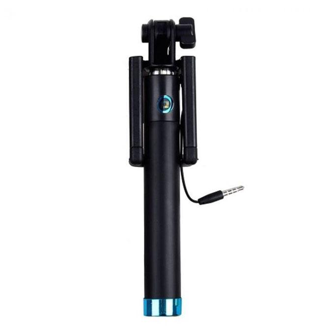 Monopod Selfie Stick - Black and Blue