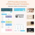 Mini Label Maker Pocket Thermal Label Printer All in One Bluetooth Connect Labeling Machine Compatible with iOS Android. 