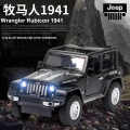 1:32 High Simulation Jeep Wrangler Rubicon 1941 Converter Sound And Light Alloy Figure Cars Kids Off Road Car Model. 