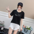 2019 Short Sleeve T T-shirt Women's Pullover Student Wear Loose 7 Color 3D Love Letter Fashion Summer Selected New Products.