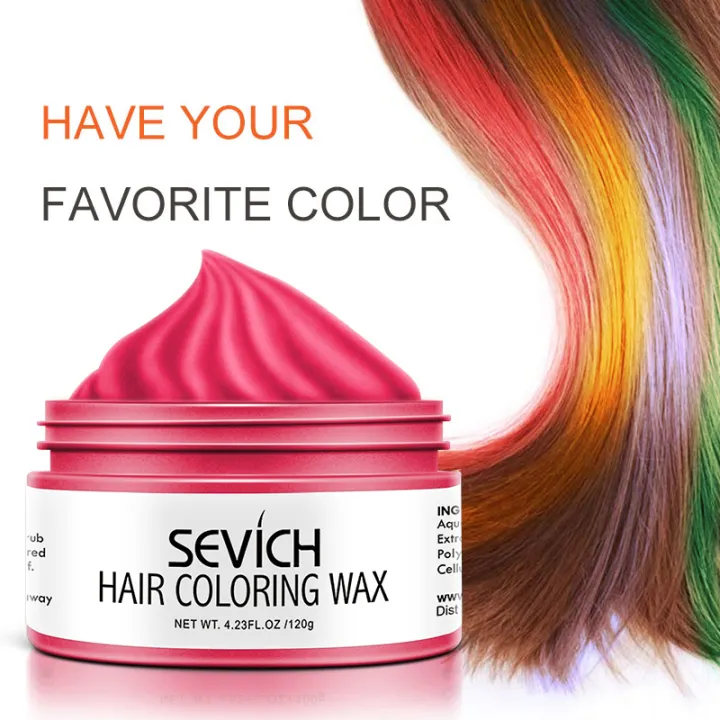 SEVICH%209%20Colors%20Temporary%20Hair%20Color%20Dye%20Wax%20120g%20Men%20Women%20Hair%20Styling%20Wax%20-%20Image%204