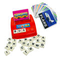 Children Card Letter Machine English Early Educational Picture Literacy Learn English Words Game Teaching Aids Luhuai CVC.