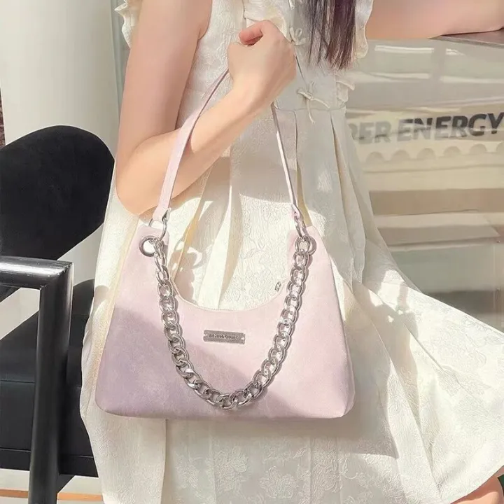HAEX%20Fashion%20Design%20Women's%20Bag%202022%20Trend%20Korean%20Style%20Chains%20Ladies%20Underarm%20Shoulder%20Bags%20Daily%20Sac%20A%20Main%20Femme%20Shoppers%20-%20Image%202