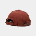 Men Hats Docker Cap Hats Beanie Sailor Cap Worker Hat Rolled Cuff Retro Brimless Hat with Adjustable.