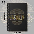 Notebook Islamic Calligraphy Design A7 Writing Pad K253 K257. 