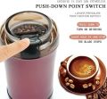 Stainless Steel Coffee Bean Grinder Household Mini Coffee Maker Coffee Dry fruit Spice Grinder with EU Plug Purple. 