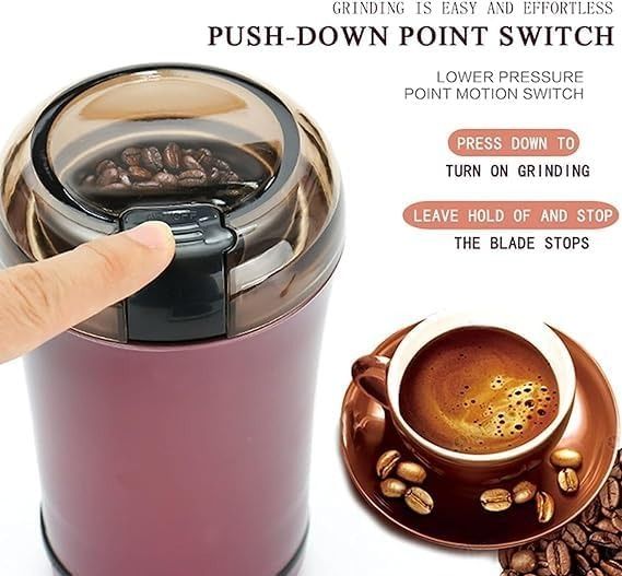 Stainless%20Steel%20Coffee%20Bean%20Grinder%20Household%20Mini%20Coffee%20Maker%20Coffee%20Dry%20fruit%20Spice%20Grinder%20with%20EU%20Plug%20Purple%20-%20Image%202