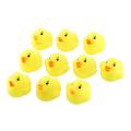 TE Kawaii Cute Cartoon Duck Baby Squeaky Rubber Ducks Bath Water Swimming Toys yellow & red. 