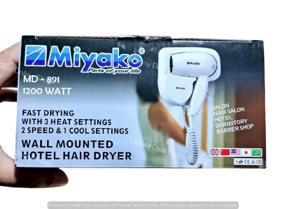 Miyako%20Hair%20Dryer%20Wall%20Hanging%20MD-891%20/%20Wall%20Mounted%20Hotel%20Hair%20Dryer%20MD-891%20hot%20and%20cool%20setting%20for%20Hotel,%20salon,%20dormitary,%20Barbar%20shop%20-1200%20watt%20-%20Image%204