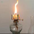 Oil Lamp Burner Wick Holder Oil Lamp Chimney Holder Lamp Seal Fitting DIY with Lamp Wick for Desktop. 