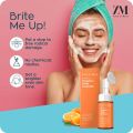 ZM Vitamin C Foaming Face wash | For glowing skin | Exfoliator Brush for Deep Cleansing | Brightening Face wash for Women & Men | All skin types - 100 ml. 